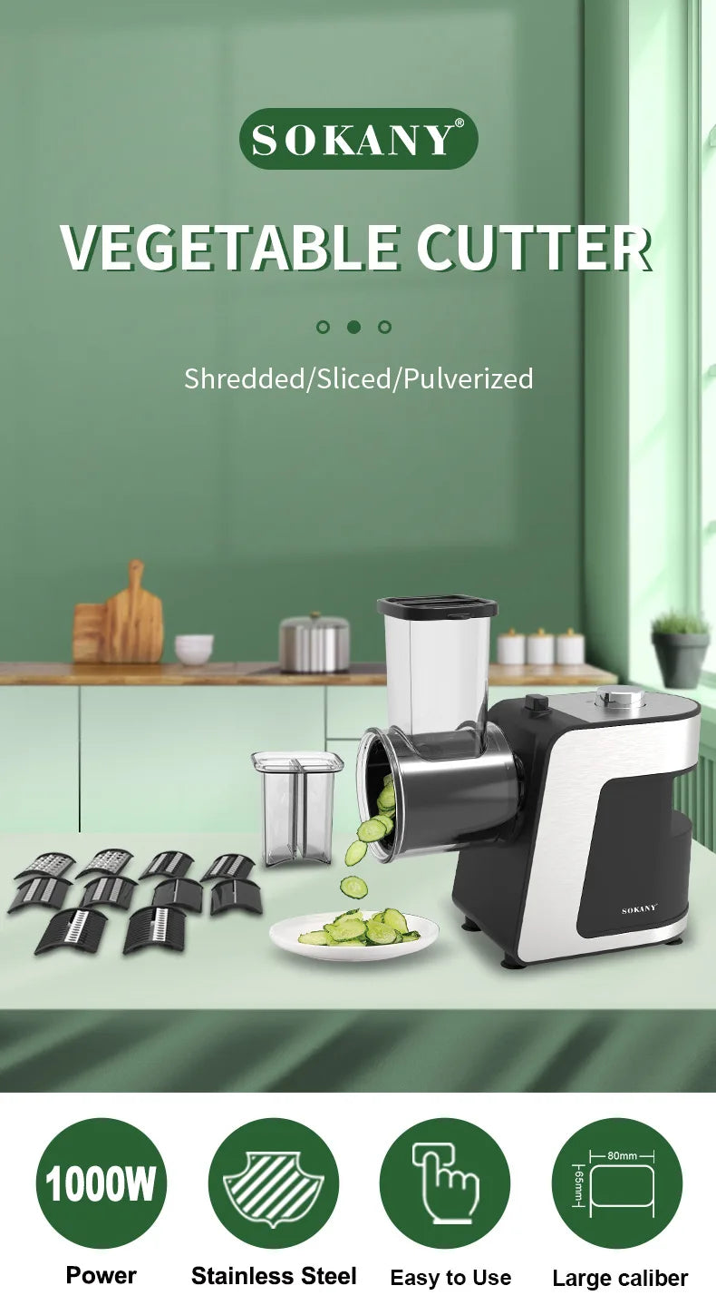 Sokany1180 Vegetable Cutter Slicer Shredder Carrot Potato