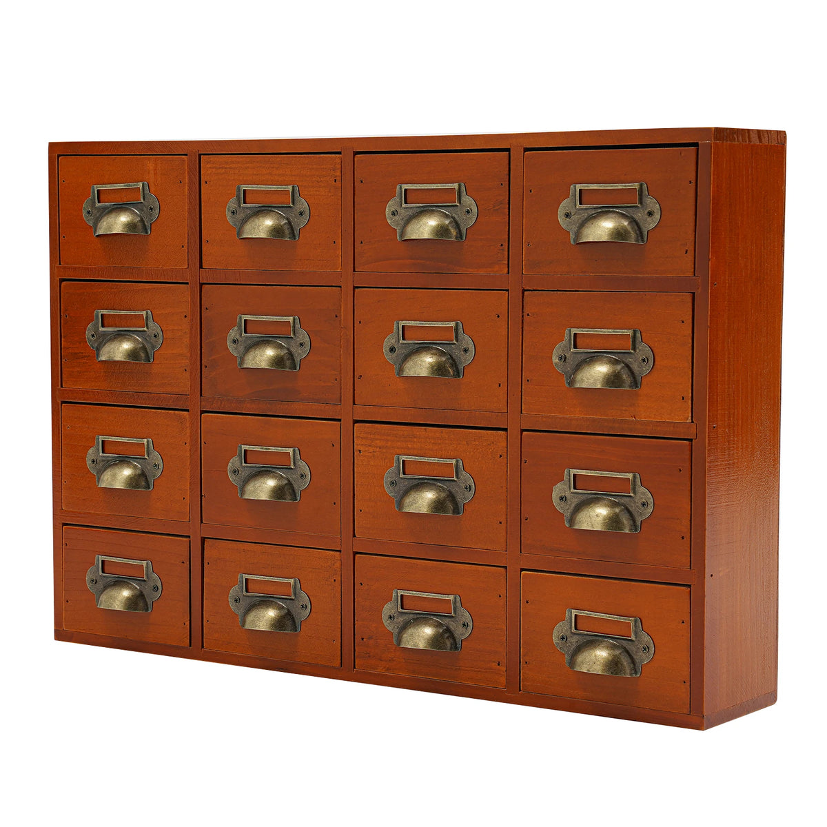 16 Drawers Storage Cabinet Apothecary Chests Cabinets Herb