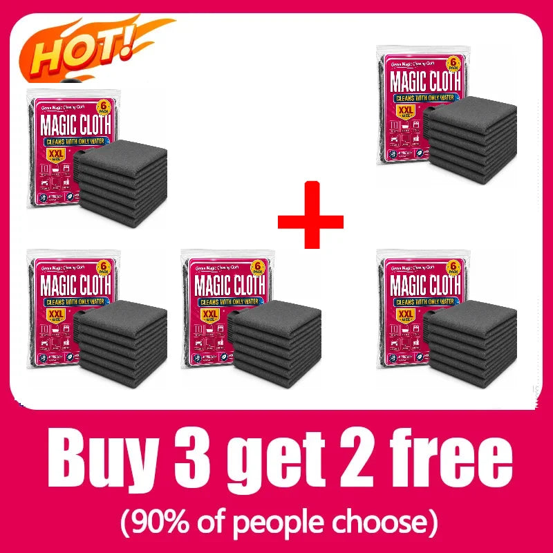 Pack Genie Magic Cleaning Cloth Microfiber Cleaning Cloths