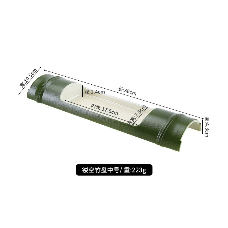 Japanese Dish Pot Dish Creative Tableware Bamboo Curtain