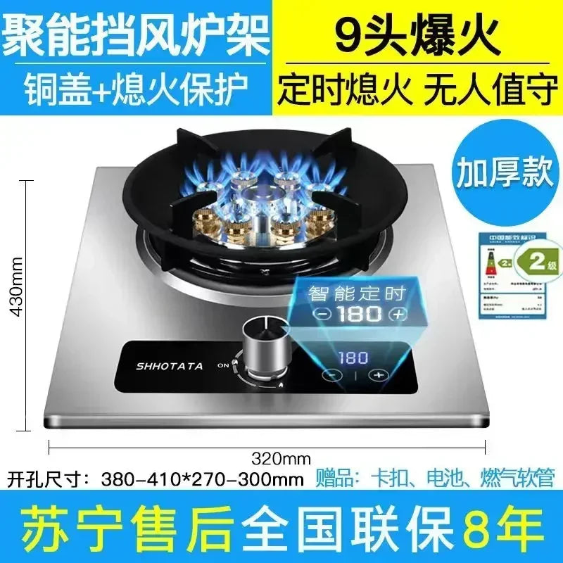 Built-In Kitchens Cookers Gas Stove Stove Stainless Steel