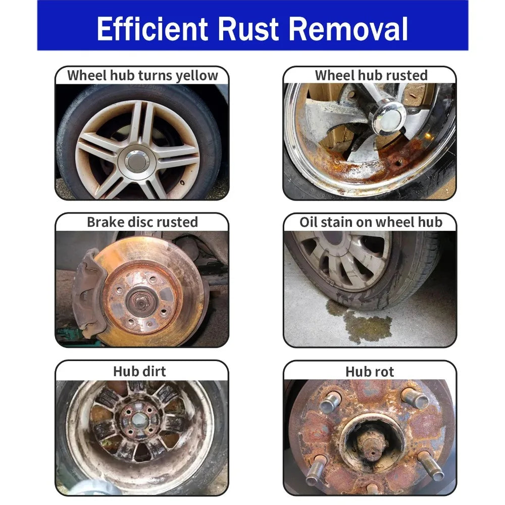 Car Rust Remover Quick Car Wheel Care Cleaning