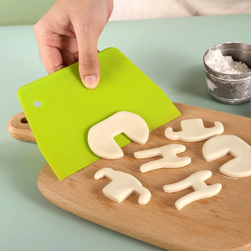 Baking Plastic Scraper Diy Pastry Cream Spatula Trapezoidal