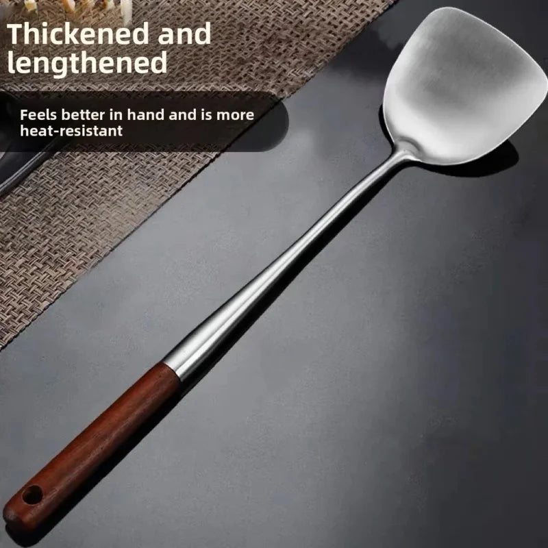 Utensils Wok Spatula Iron Ladle Spatula Stainless Steel