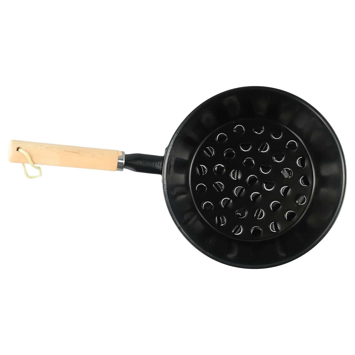 Charcoal Brazier Outdoor Camping Barbecue Brazier Wooden Handle