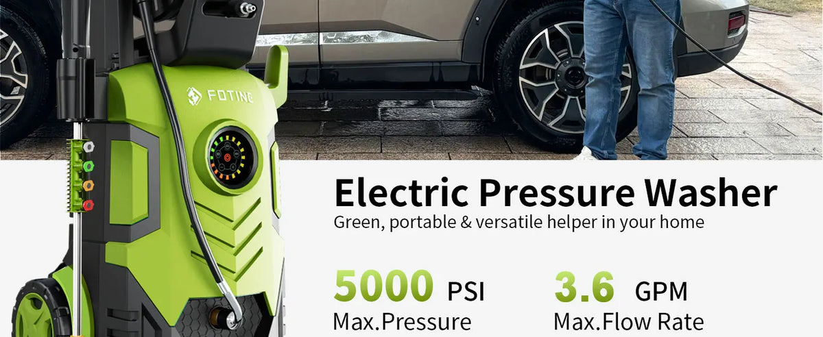 2026new Pressure Power Washer 5000psi Adjustable Touch Screen