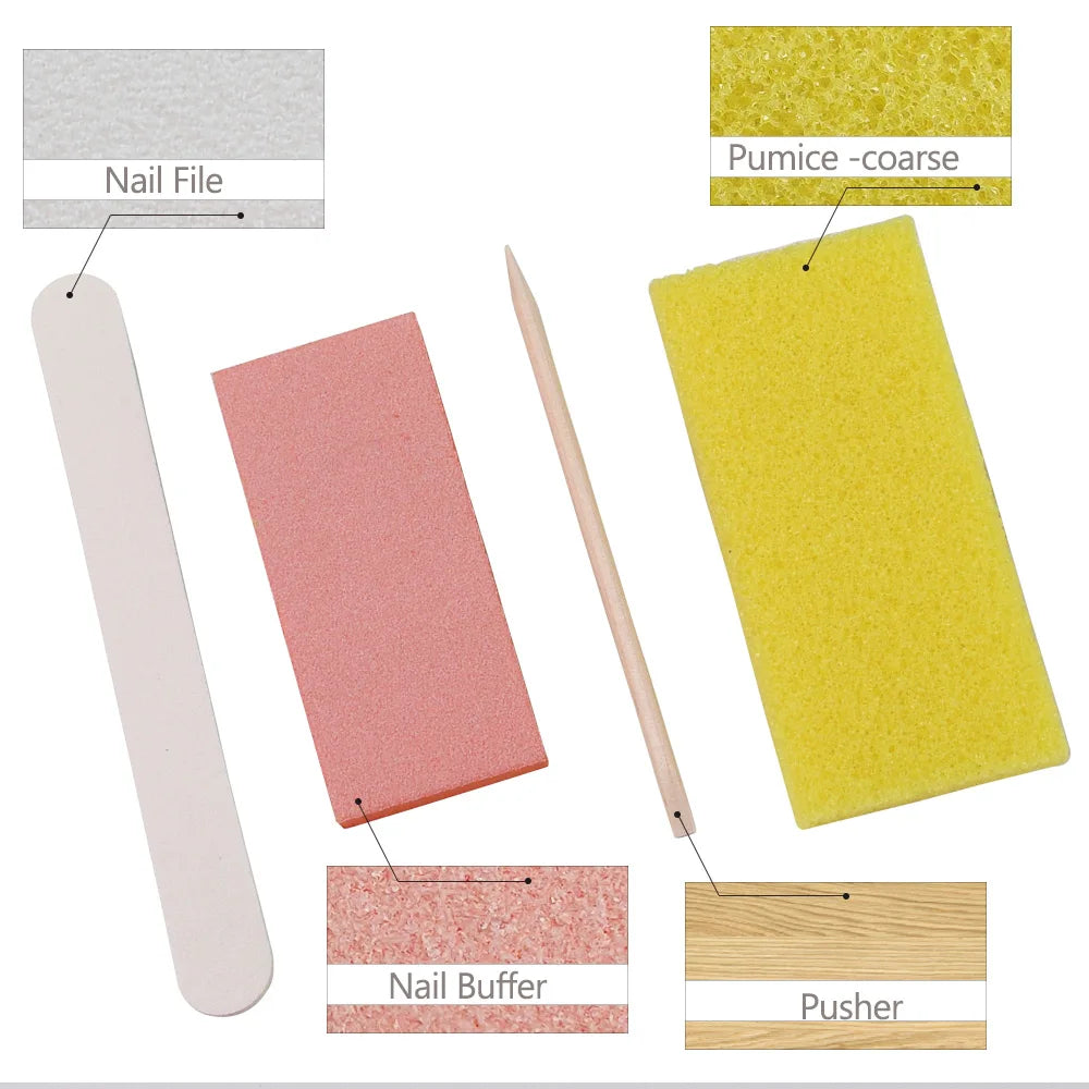 800 Sets/Carton Disposable Pedicure Kits Nail Sets Sand