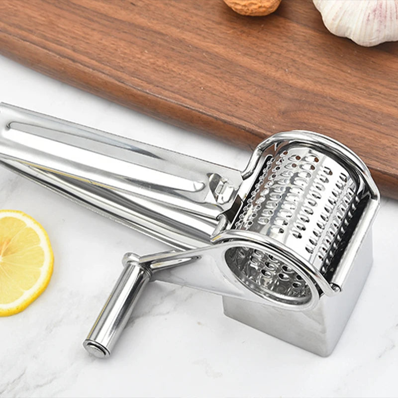 Holaroom Stainless Steel Cheese Slicer Shredder Drums Blades
