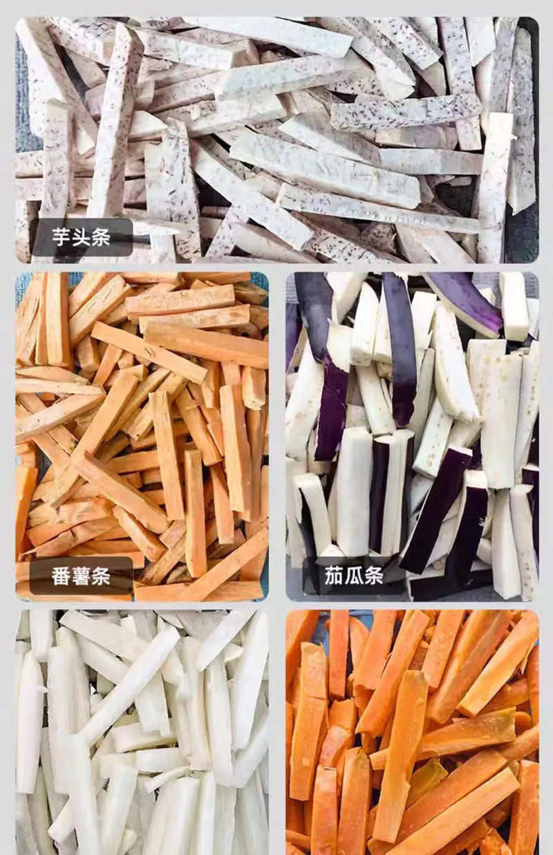 Electric Potatoes French Fries Chips Cutter Slicer Carrot