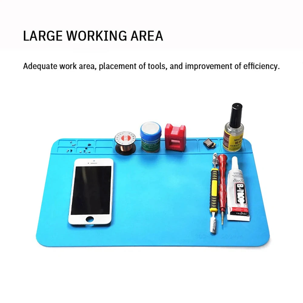 Soldering Silicone Mat Work Mat Heat Anti-Static Esd