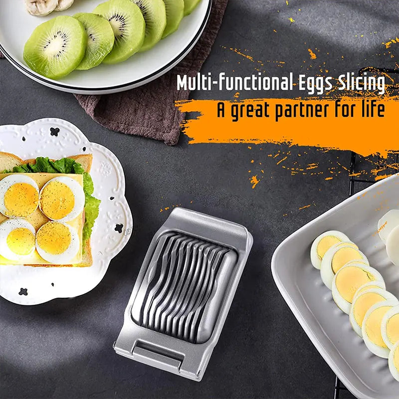 Heavy Duty Aluminium Egg Slicer Hard Boiled Eggs