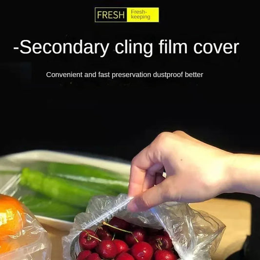Reusable Disposable Food Cover Plastic Wrap Durable Elastic