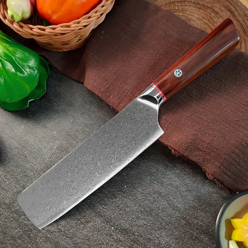 Damascus Steel Professional Chef Knife Super Sharp Cutting