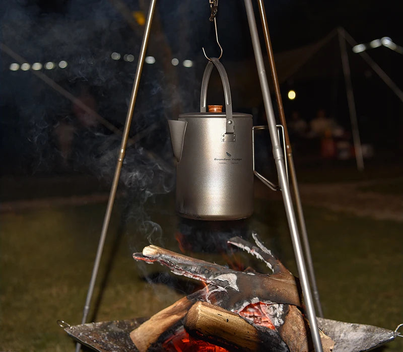 Boundless Voyage 5l Titanium Kettle Camping Coffee 500ml