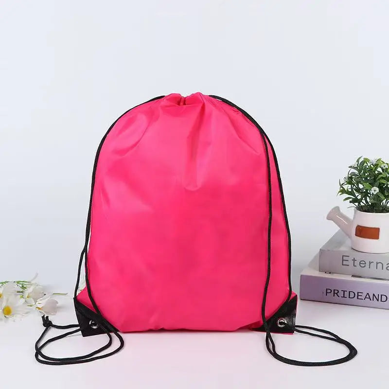 10-100pcs Customized Drawstring Backpack - Lightweight Outdoor