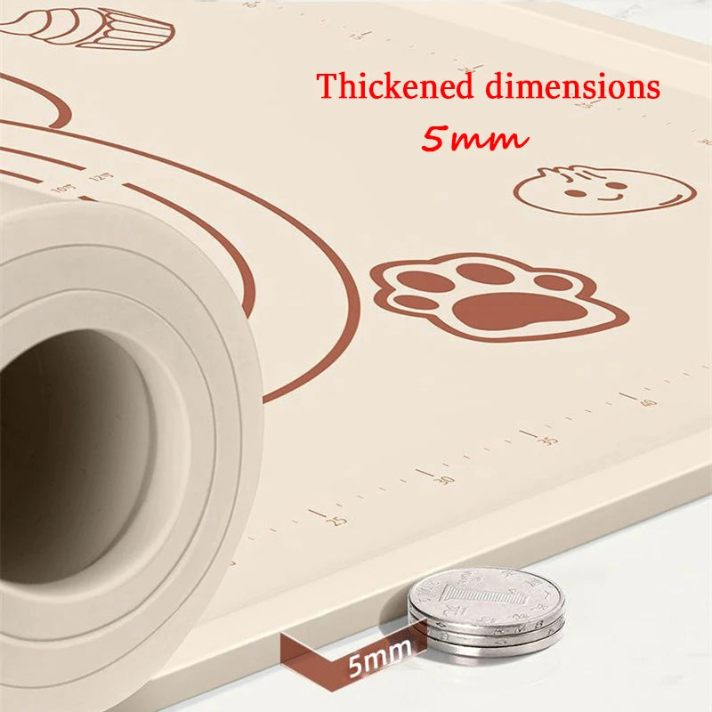Thicken Oversize 70/65/50cm Silicone Baking Mat Pastry Rolling