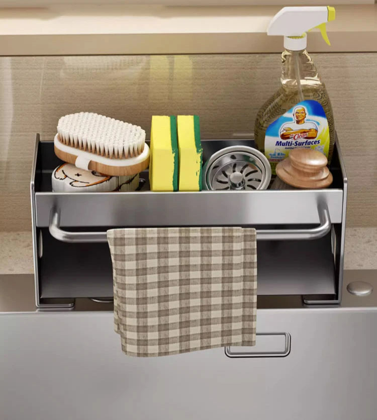 Sink Stand Sponge Holder Dish Drainer Organizers Storage