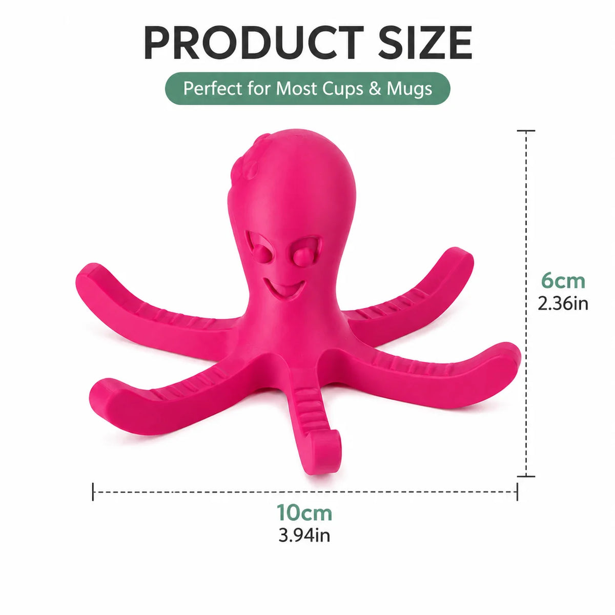 3pcs Octopus Cup Drying Rack Water Drain Mug