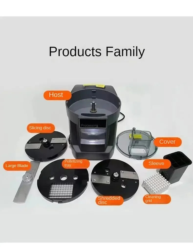 Commercial Vegetable Chopper In1 Electric Cutting Machine Carrot