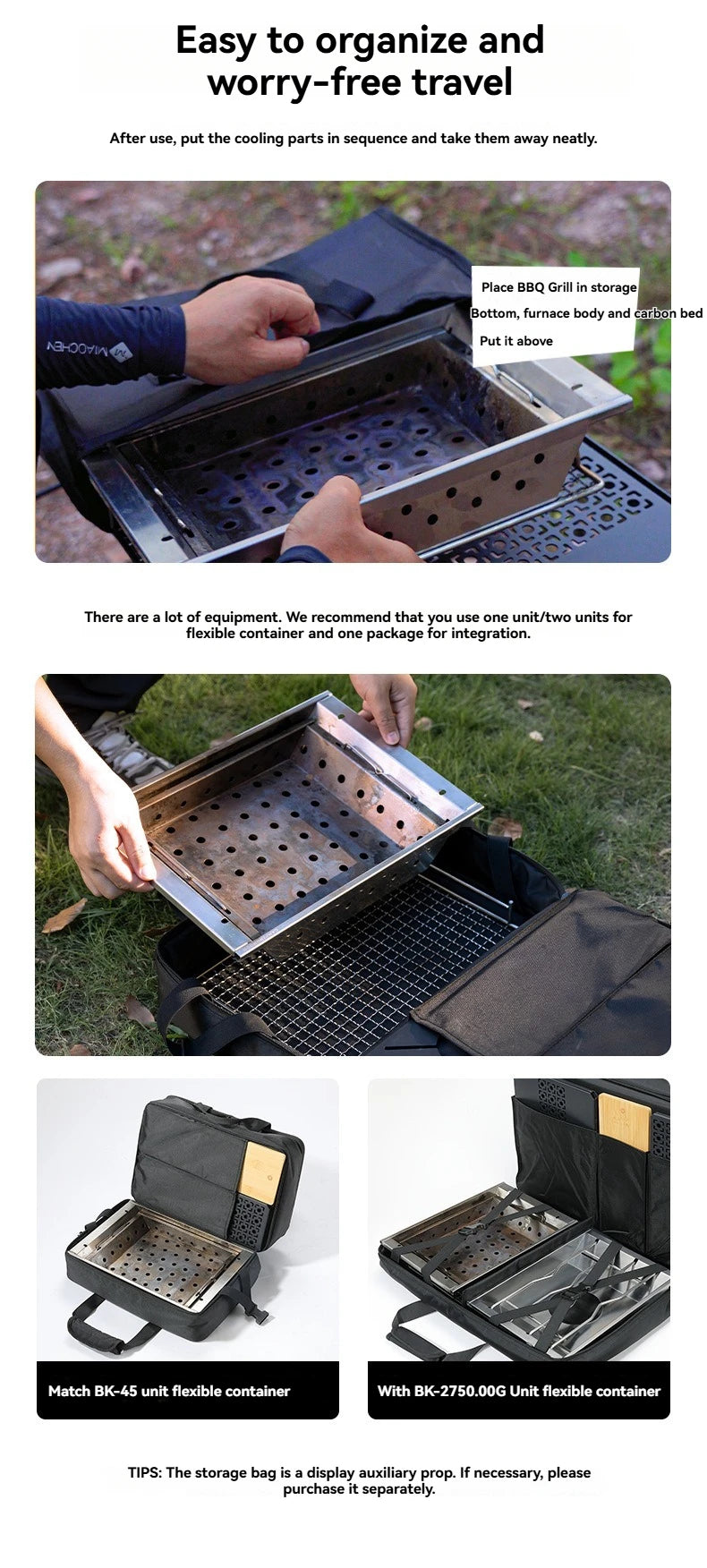 Campingmoon Ug-1 Igt Carbon Grill Camping Table Expansion
