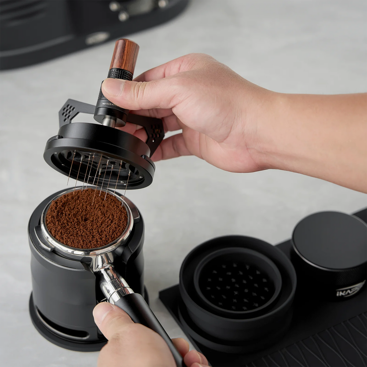Ikape Rotary Wdt Espresso Stirrer Distribution Barista 4mm