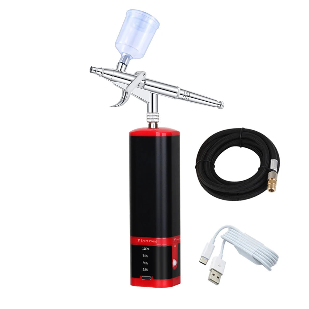 Tm100-116w Professional Mini Airbrush Compressor Kit Cake