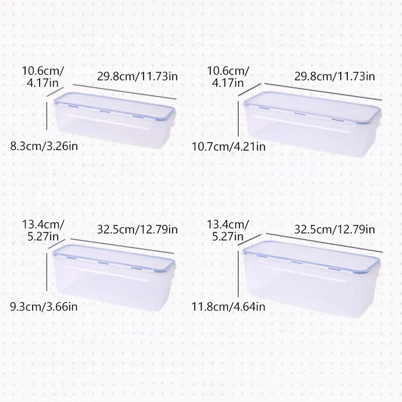 Airtight Food Storage Container Lid Plastic Bread Storage