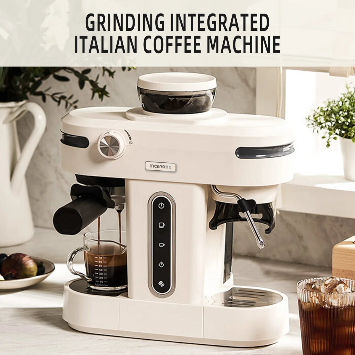 Mcilpoog Ac510 19bar Semi Automatic Coffee Espresso Machine
