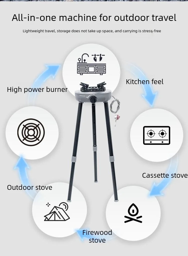 Dotwise Camping Gas Stove Outdoor High Power Support