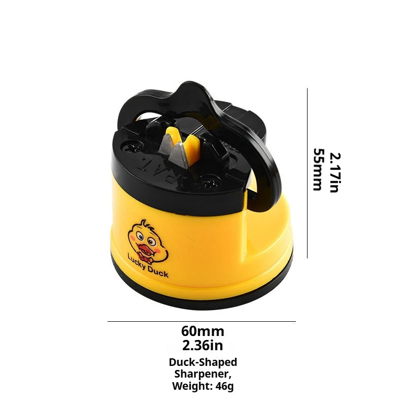 Mini Suction Cup Duck Sharpeners Creative Knife Sharpener