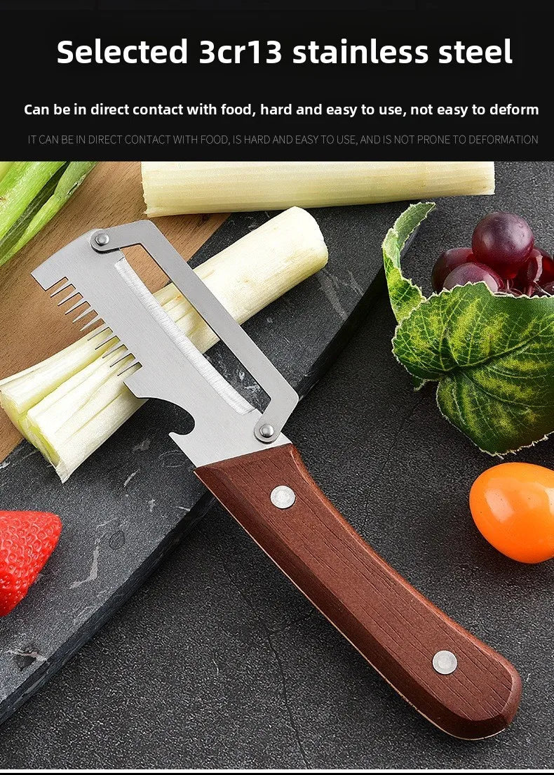 Peeler & Scallion Shredder Stainless Steel Peeler Scallion