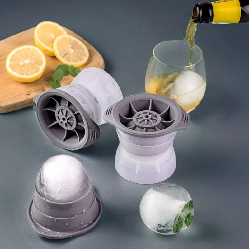 1/2pcs Bar Whiskey Round Ice Cube Maker Silicone