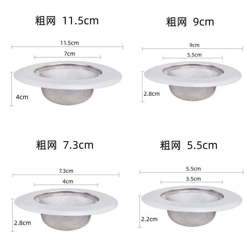 Sink Strainer Stainless Steel Drain Hole Filter Trap