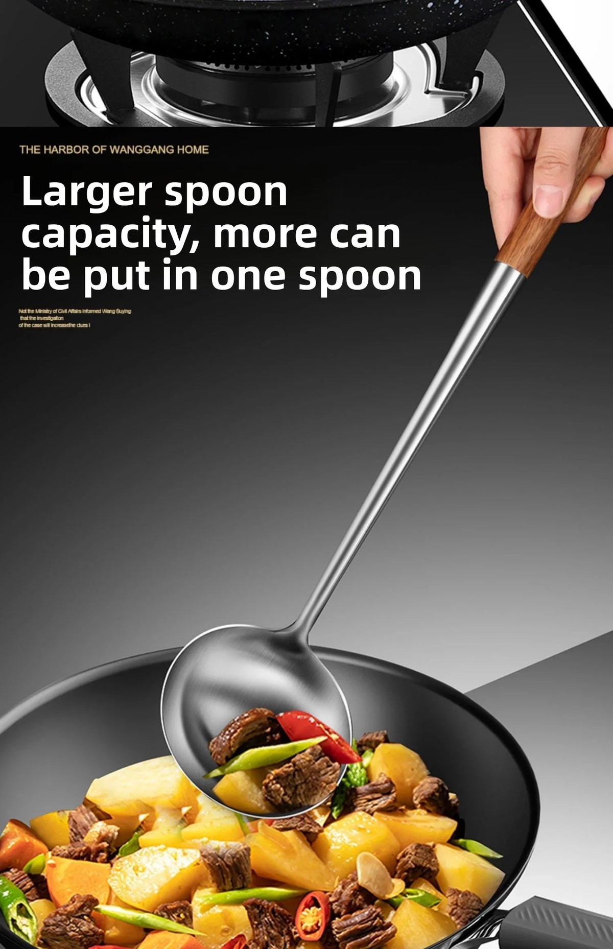 Utensils Wok Spatula Iron Ladle Spatula Stainless Steel