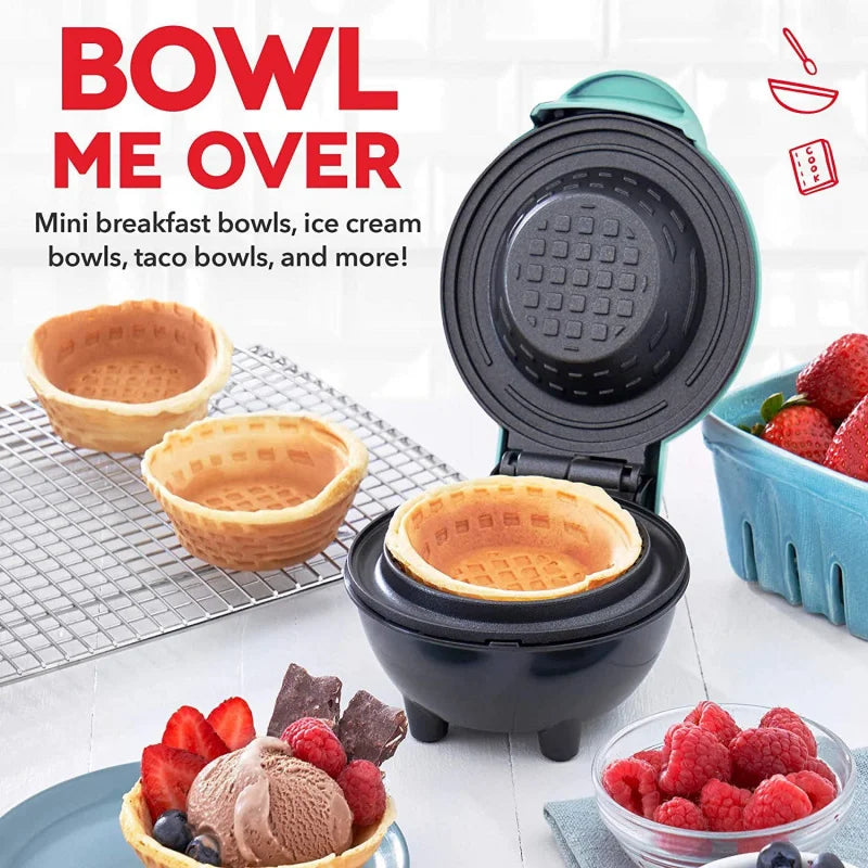 110/220v Waffle Bowl Machine Breakfast Cake Egg Tart