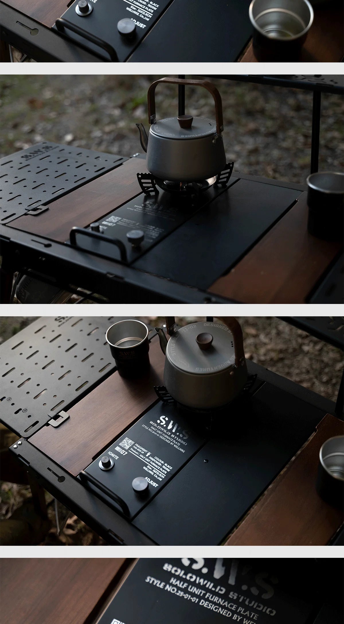 Wellhike Outdoor Sws Half-Unit Igt 3-Burner Stove 7500w