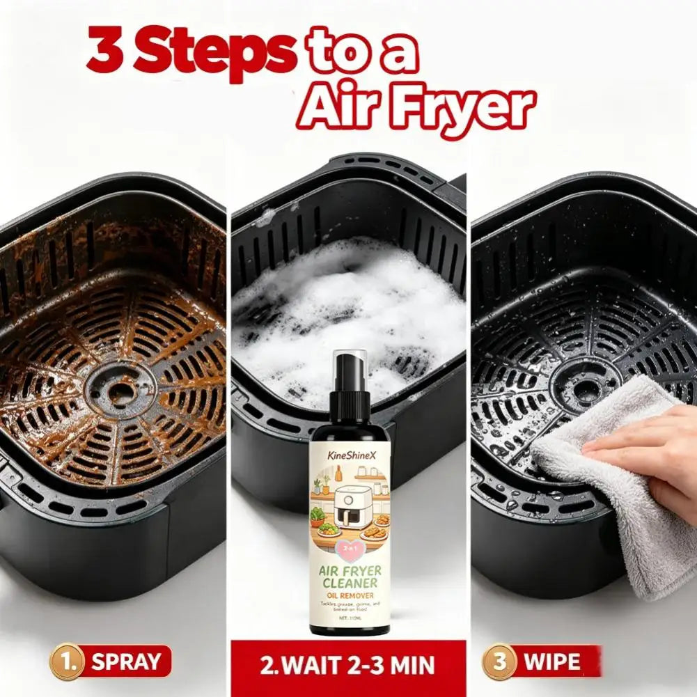 Air Fryer Cleaner Powerful Oven Grease Remover Spray