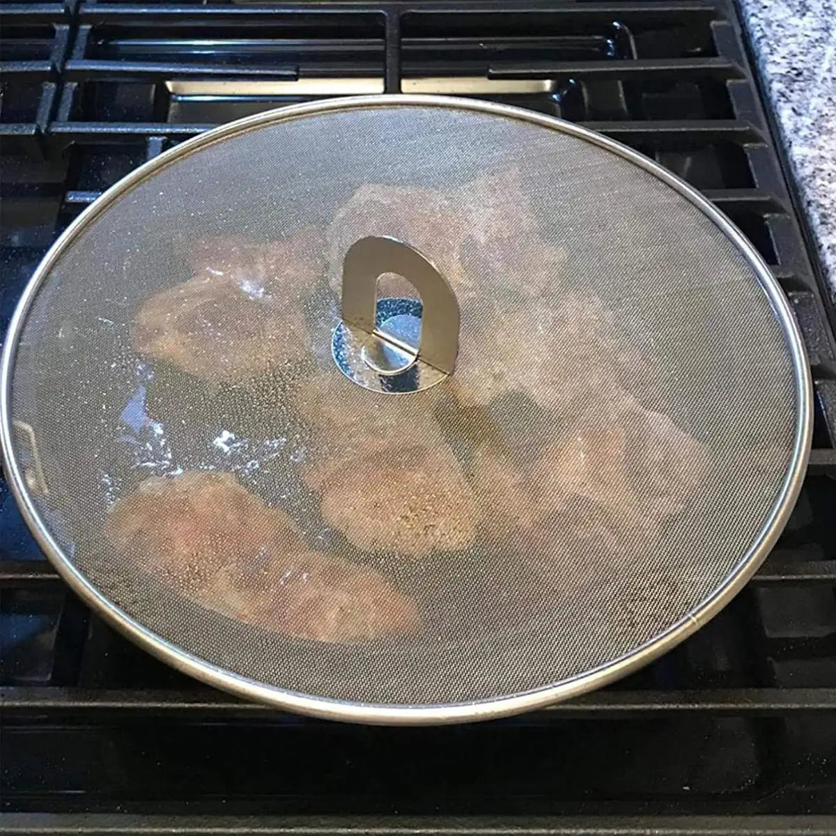 3-Piece Splatter Screen Frying Pans 13 /11 /9