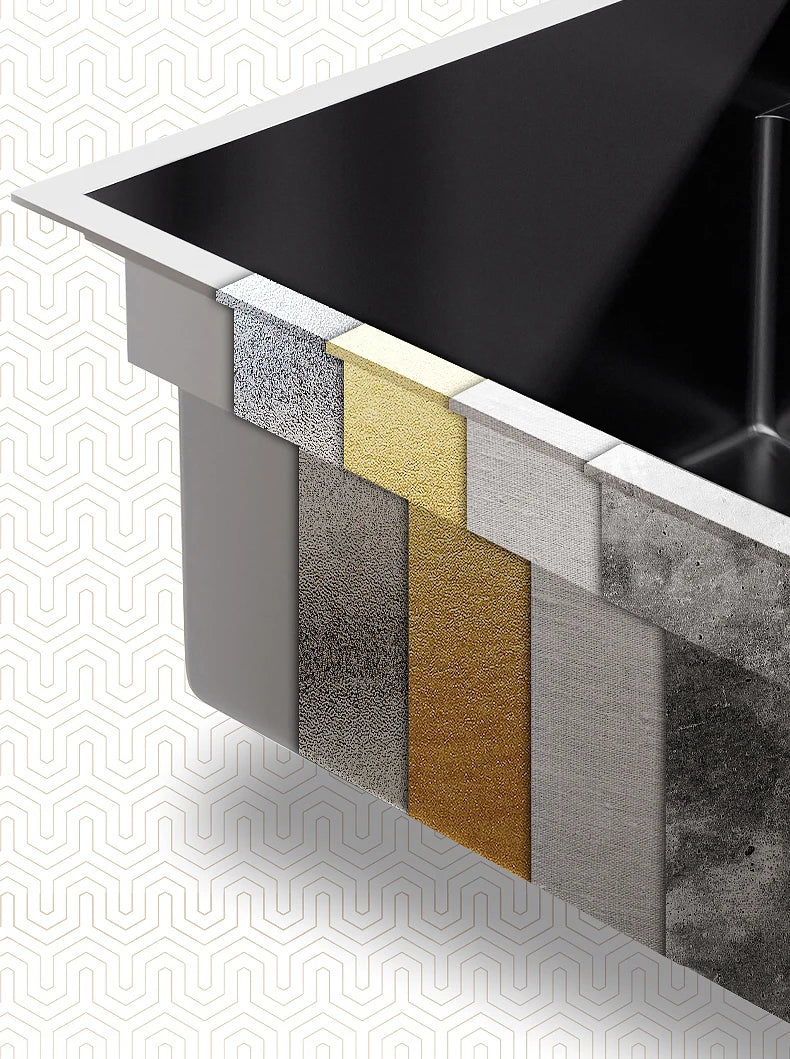 Waterfall Sink Nanometer 304 Stainless Steel Large Slot