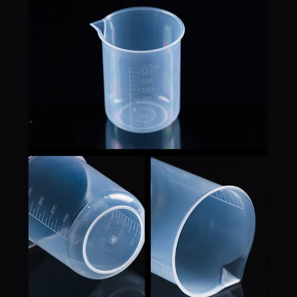 Transparent Plastic Measuring Cups Multi-Purpose Graduated Scale