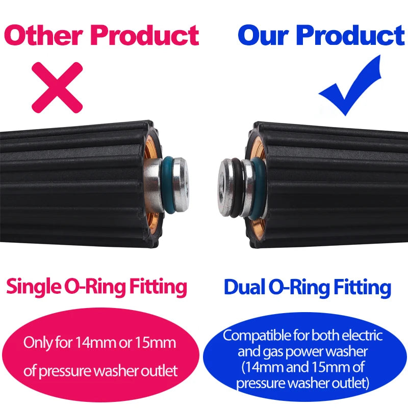 8-20m High Pressure Washer Hose Pipe Water Cleaning