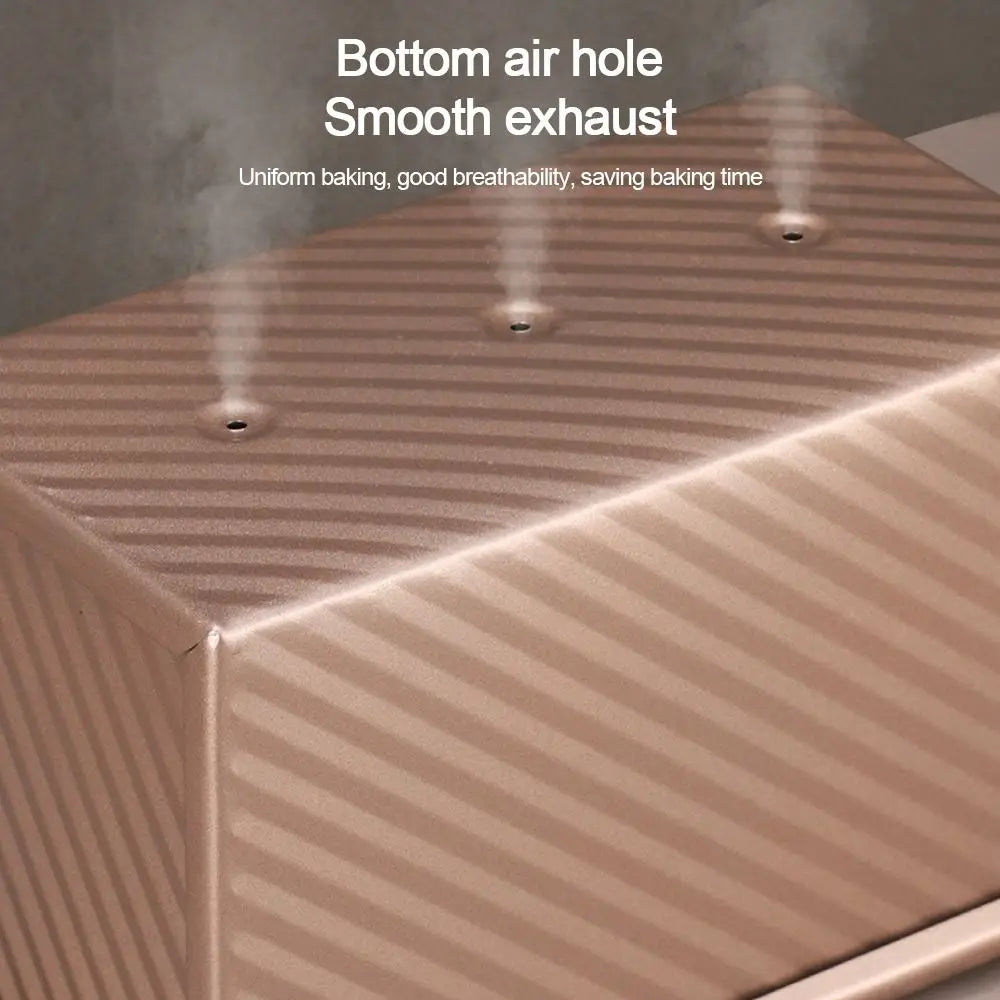 Carbon Steel Loaf Pan Rectangle Shape Cover Bread