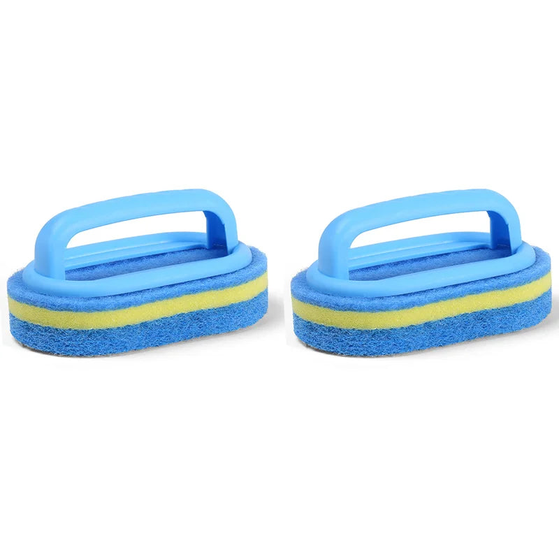 Sponge Cleaning Brush Handle Bathtub Tile Scrub Brush