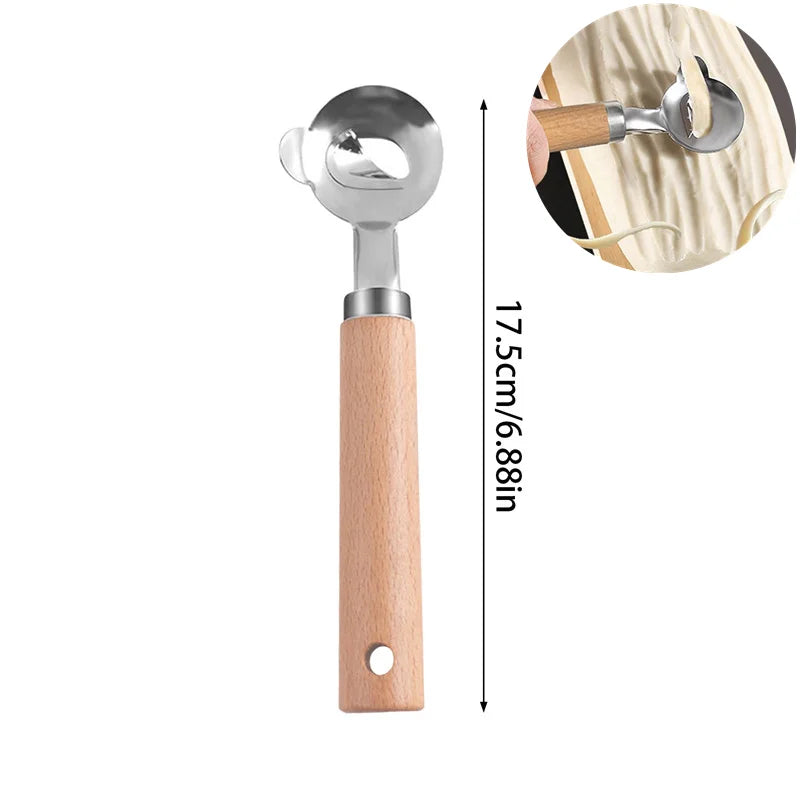Danish Dough Whisk Stainless Steel Handheld Bread Blender