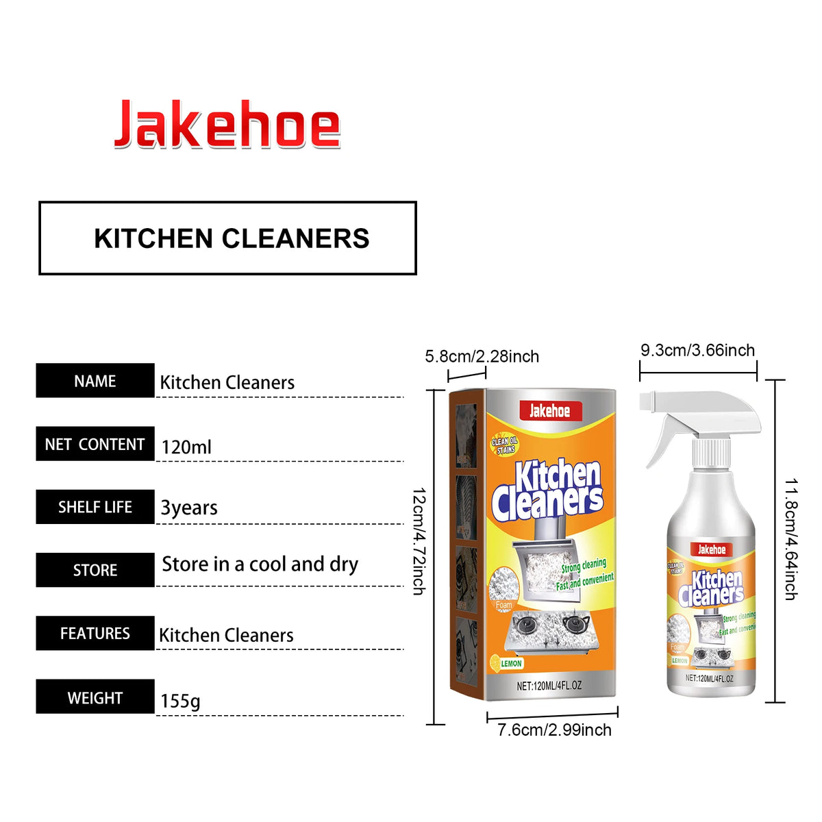 Foam Cleaner Powerful Dissolving Removing Stubborn Oil Stains