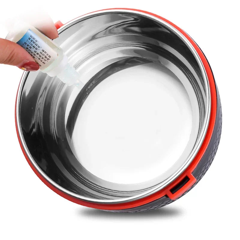 Layer Stainless Steel Lunch Box Kids Student Office