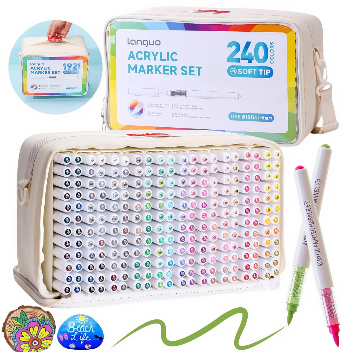 Automatic Ink Control Acrylic Paint Markers Handbags Styles
