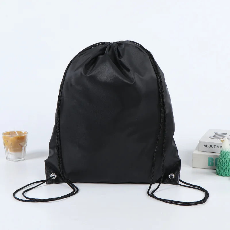 10-100pcs Customized Drawstring Backpack - Lightweight Outdoor
