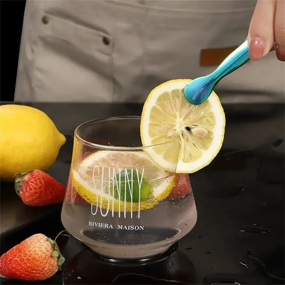 Toolbar Cooking Utensils Ice Tongs Sugar Cube Multicolor