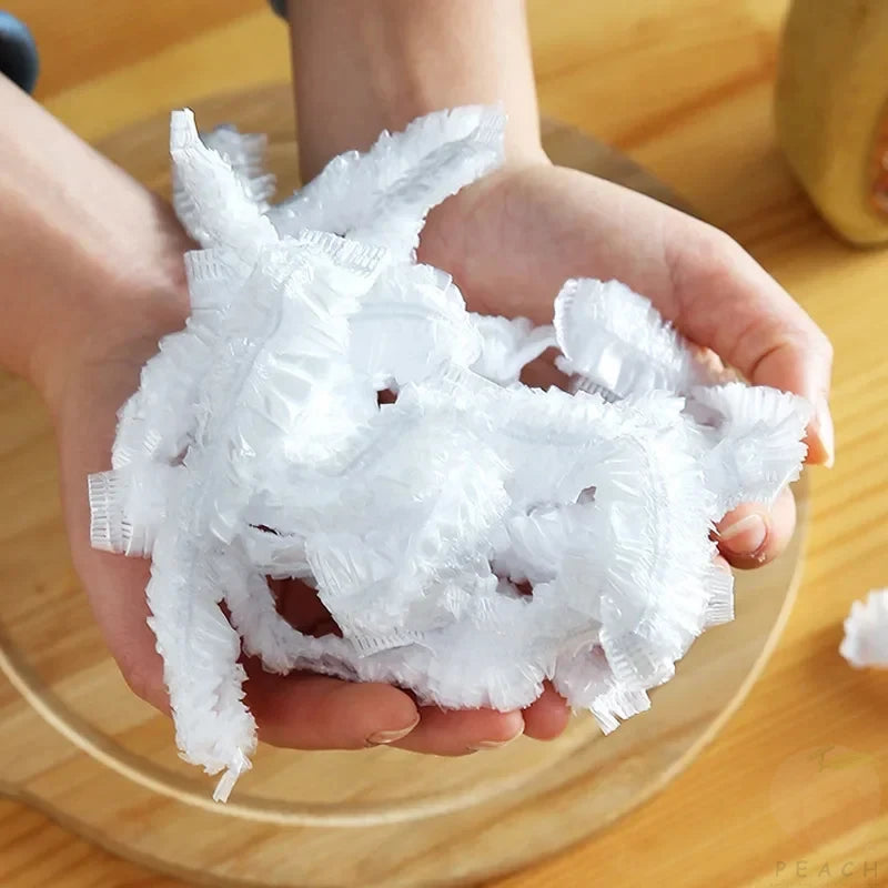 100pcs Disposable Fresh-Keeping Cover Plastic Food Storage Covers